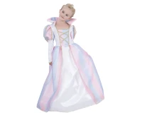 Costume for kids Rainbow Princess (dress with collar), size 110/120 cm
